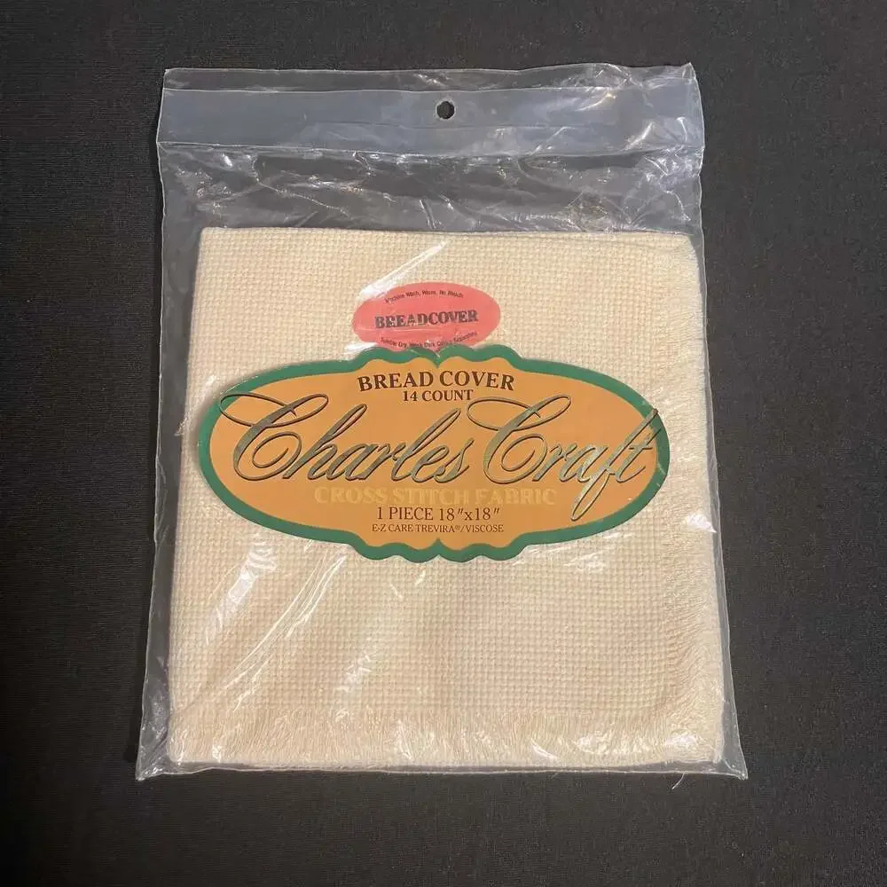 Charles Craft Bread Cover 14 Count Cross Stitch Fabric 1 piece 18